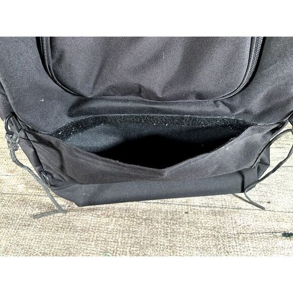 Harley Davidson by SAC Black Motorcycle Sissy Bar Backrest Luggage Bag 20x17x9 - Picture 2 of 11